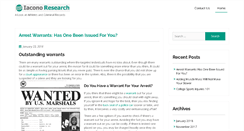 Desktop Screenshot of iaconoresearch.com